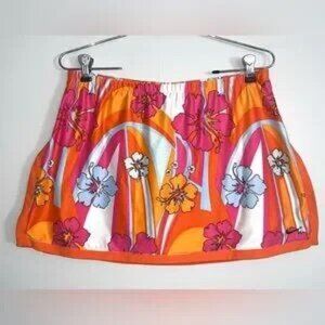 Nike Dryfit Tropical/Hawaiian Floral Pattern Skort Medium